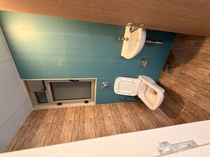 Bathroom in 1 BHK Apartment at Lodha Crown Kolshet, Kolshet Road – for Rent