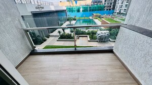 Balcony in 2.5 BHK Apartment at The Wadhwa Palm Beach Residency, Nerul Sector 4 – for Sale