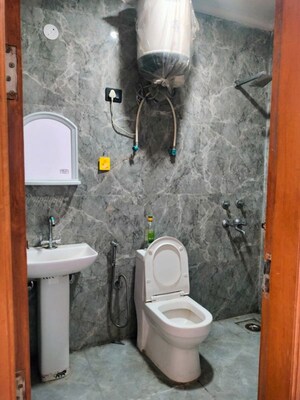 Bathroom in 2 BHK Builder Floor at Neb Sarai – for Rent