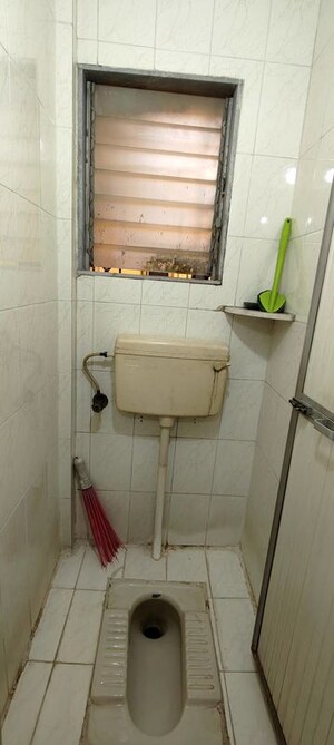 Bathroom in 1 BHK Apartment at Akruti Matoshree Kripa, Bhandup East – for Rent