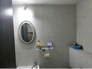 Bathroom in 1 BHK Apartment at Lodha Crown Quality Homes, Majiwada – for Sale