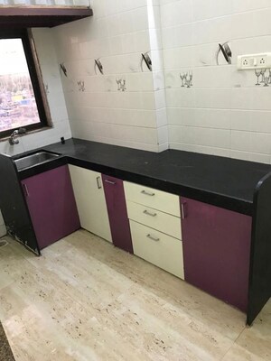 Kitchen in 1 BHK Apartment at Dheeraj Solitaire, Malad West – for Rent