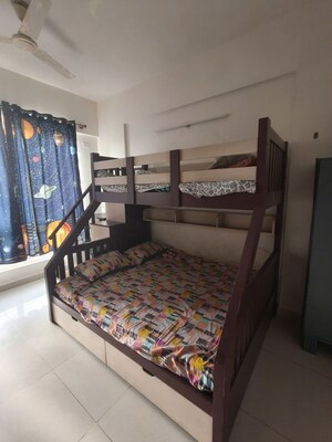 Bedroom in 3 BHK Apartment at Coevolve Northern Star, Thanisandra – for Rent