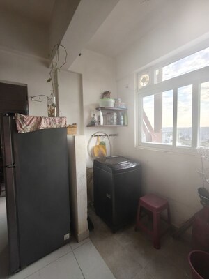 Living Room in 3 BHK Apartment at Coevolve Northern Star, Thanisandra – for Rent
