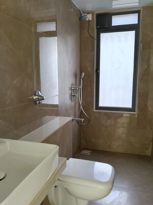 Bathroom in 2 BHK Apartment at Arkade Eden, Malad East – for Rent