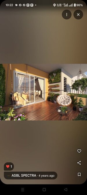 Bedroom in 4 BHK Apartment at Bloomfield Ecstasy, Gopanpally – for Rent