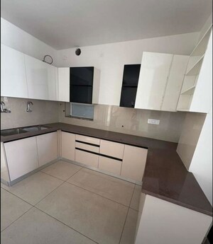 Kitchen in 3 BHK Apartment at Green Valley Residencia, Ghazipur – for Sale