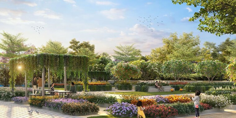 Garden, godrej-ananda 2 Bedroom 1092 Sq.Ft. Apartment In Bagaluru Bangalore 10673020