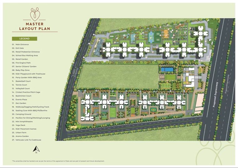 Master Plan, godrej-ananda 2 Bedroom 1092 Sq.Ft. Apartment In Bagaluru Bangalore 10673020