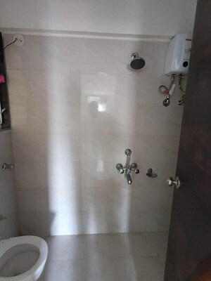 Bathroom in 1 BHK Apartment at DGS Sheetal Tapovan, Malad East – for Rent