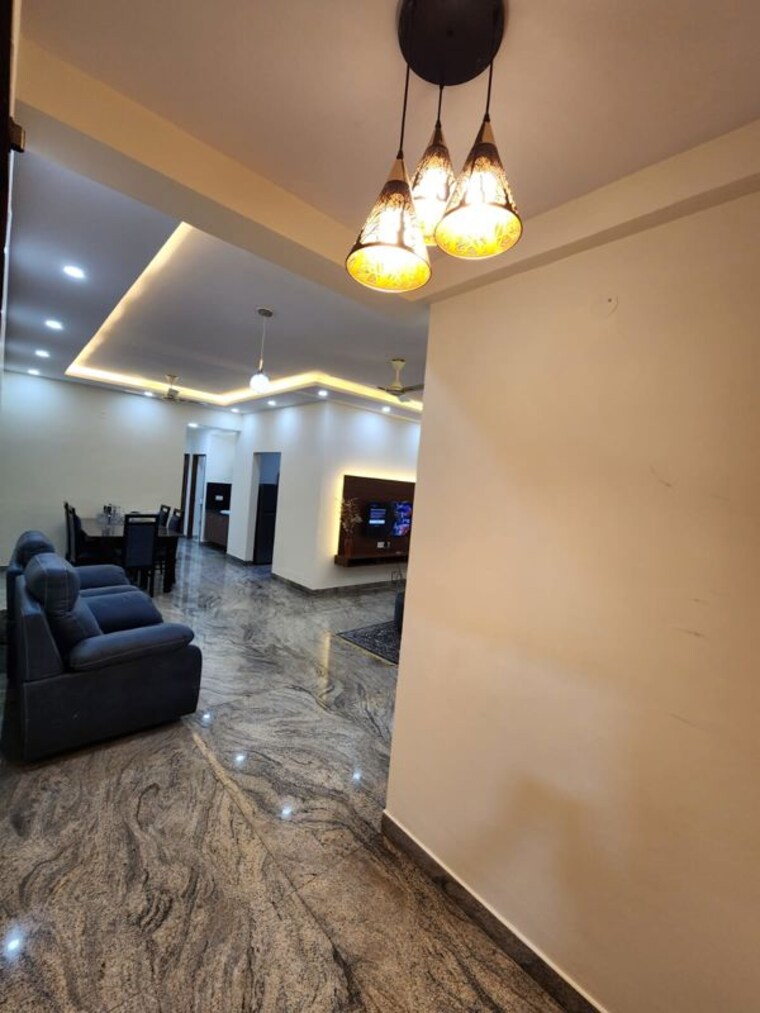 Living Room, royal-ton 3 Bedroom 2200 Sq.Ft. Apartment In Richmond Town Bangalore 10673043
