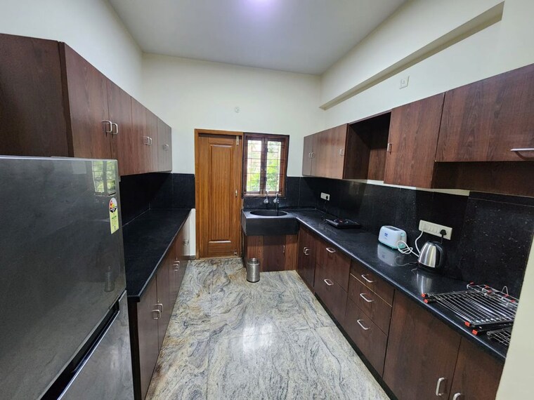 Kitchen, royal-ton 3 Bedroom 2200 Sq.Ft. Apartment In Richmond Town Bangalore 10673043