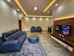 Living Room in 3 BHK Apartment at Royal Ton, Richmond Town – for Rent
