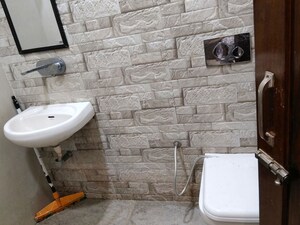 Bathroom in 3 BHK Builder Floor at Omaxe New Chandigarh, North Mullanpur – for Rent
