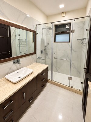 Bathroom in 4 BHK Builder Floor at Greater Kailash ii – for Rent