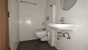 Bathroom in 2 BHK Apartment at Godrej Emerald, Ghodbunder Road – for Rent