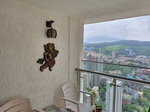 Balcony in 2 BHK Apartment at DB Woods, Goregaon East – for Rent