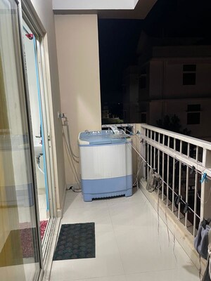 Balcony in 4 BHK Apartment at Aashi White House, Jalukbari – for Rent