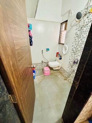 Bathroom in 3 BHK Apartment at Karishma Society, Kothrud – for Rent