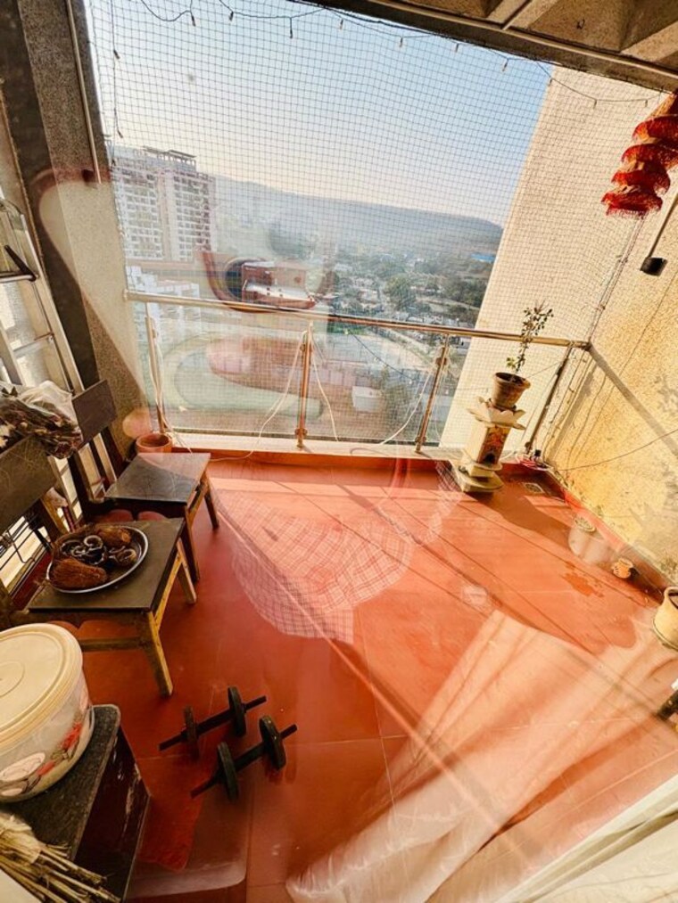 Balcony, karishma-society 3 Bedroom 1600 Sq.Ft. Apartment In Kothrud Pune 10673138