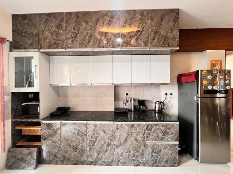 Kitchen, ds-max-skycity 3 Bedroom 2674 Sq.Ft. Apartment In Thanisandra Bangalore 10673154