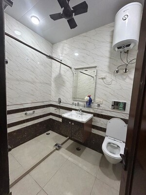 Bathroom in 3 BHK Builder Floor at East Of Kailash – for Rent