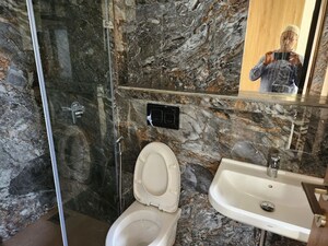Bathroom in 2 BHK Apartment at Dosti Eastern Bay Phase 1, Wadala – for Rent