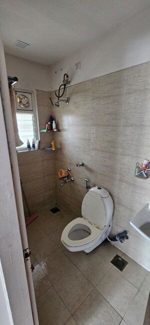 Bathroom in 3 BHK Apartment at Godrej Garden City, Jagatpur – for Rent