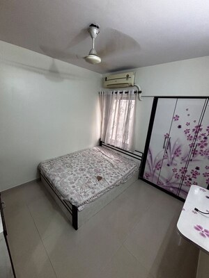 Living Room in 2 BHK Apartment at Cosmos Horizon, Thane West – for Rent