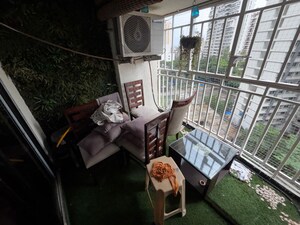 Balcony in 2 BHK Apartment at Cosmos Horizon, Thane West – for Rent