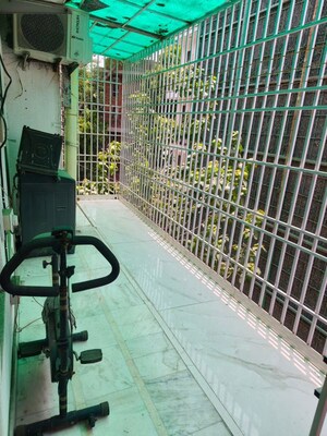Balcony in 4 BHK Builder Floor at Panchsheel Enclave – for Sale