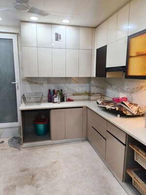 Kitchen in 4 BHK Builder Floor at Panchsheel Enclave – for Sale