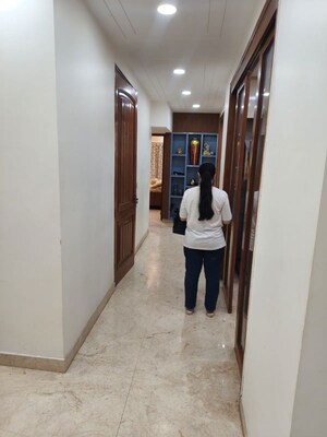 4 BHK Builder Floor – Entrance View at Panchsheel Enclave - for Sale