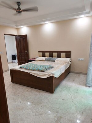 Bedroom in 4 BHK Builder Floor at Panchsheel Enclave – for Sale