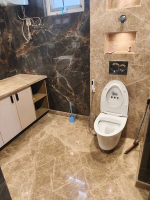 Bathroom in 4 BHK Builder Floor at Panchsheel Enclave – for Sale