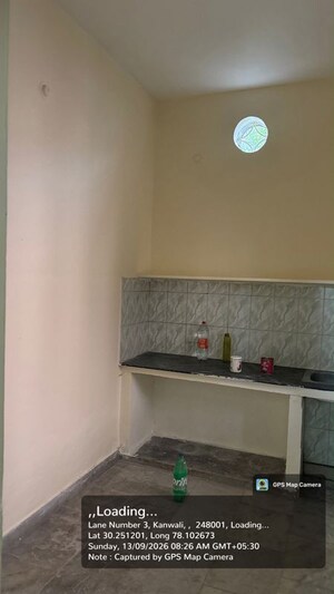 Kitchen in 1 RK Independent House at Balliwala – for Rent