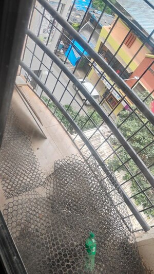 Balcony in 1 BHK Apartment at Suraj Heritage, Owale – for Rent