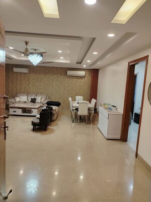 Living Room in 4 BHK Builder Floor at Palam Vihar – for Rent