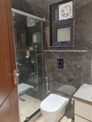 Bathroom in 3 BHK Builder Floor at Kalkaji – for Rent