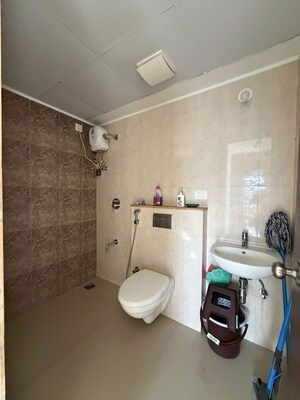Bathroom in 2 BHK Apartment at Lodha Palava Downtown, Dombivli East – for Rent