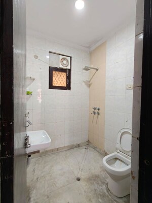 Bathroom in 3 BHK Builder Floor at Saket – for Rent