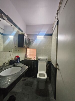 Bathroom in 3 BHK Apartment at Upper Govind Nagar – for Rent