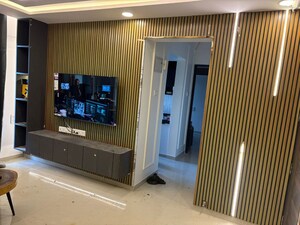 Living Room in 1 BHK Apartment at Lodha Splendora, Ghodbunder Road – for Rent