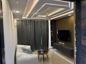 Living Room in 1 BHK Apartment at Lodha Splendora, Ghodbunder Road – for Rent