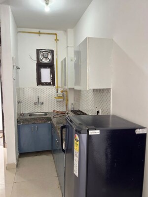 Kitchen in 1 BHK Builder Floor at Freedom Fighters Enclave – for Rent