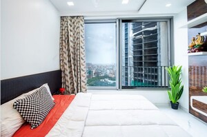Bedroom in 4 BHK Apartment at Lodha World Crest, Worli – for Rent