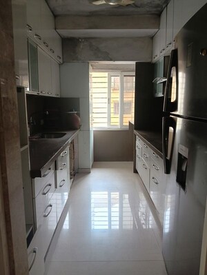 Kitchen in 3 BHK Apartment at Shiv Shakti Complex, Andheri West – for Rent