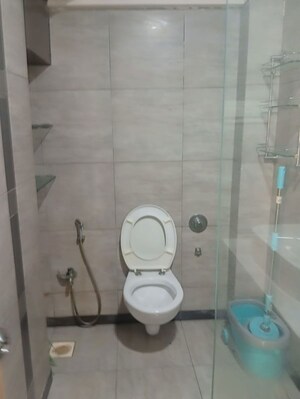 Bathroom in 3 BHK Apartment at Shiv Shakti Complex, Andheri West – for Rent