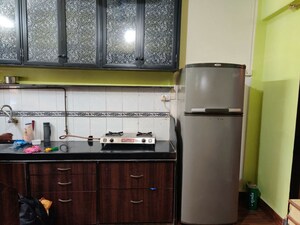 Kitchen in 1 RK Apartment at Navbharat Sahyog CHS, Goregaon East – for Rent