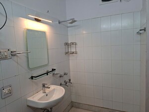 Bathroom in 3 BHK Builder Floor at Uday Park – for Rent